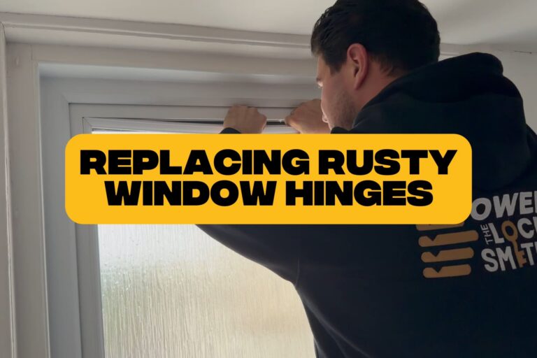 Replace rusty uPVC Window Hinge West Sussex